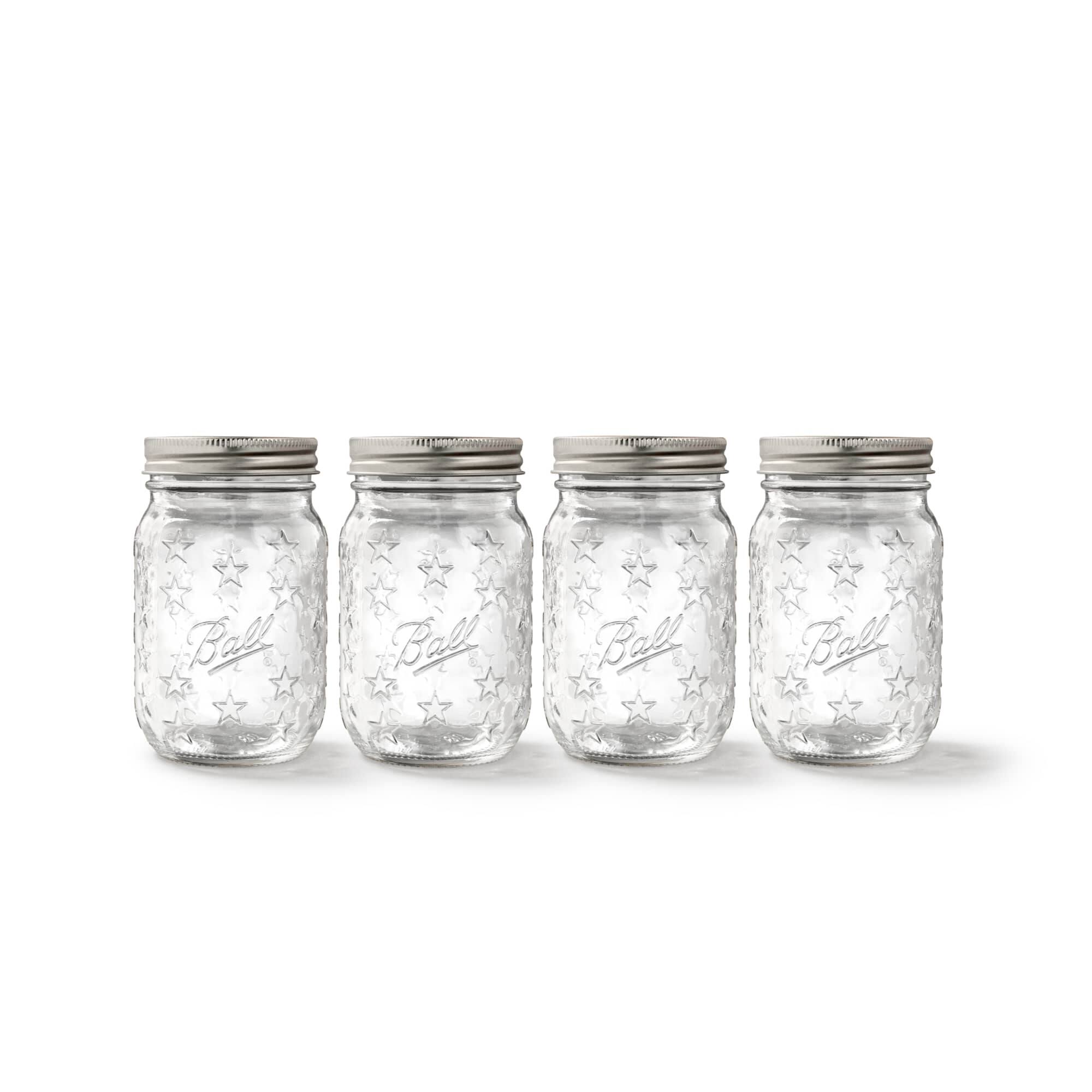 Ball® 16oz. Regular Mouth Americana Jar, 4ct.